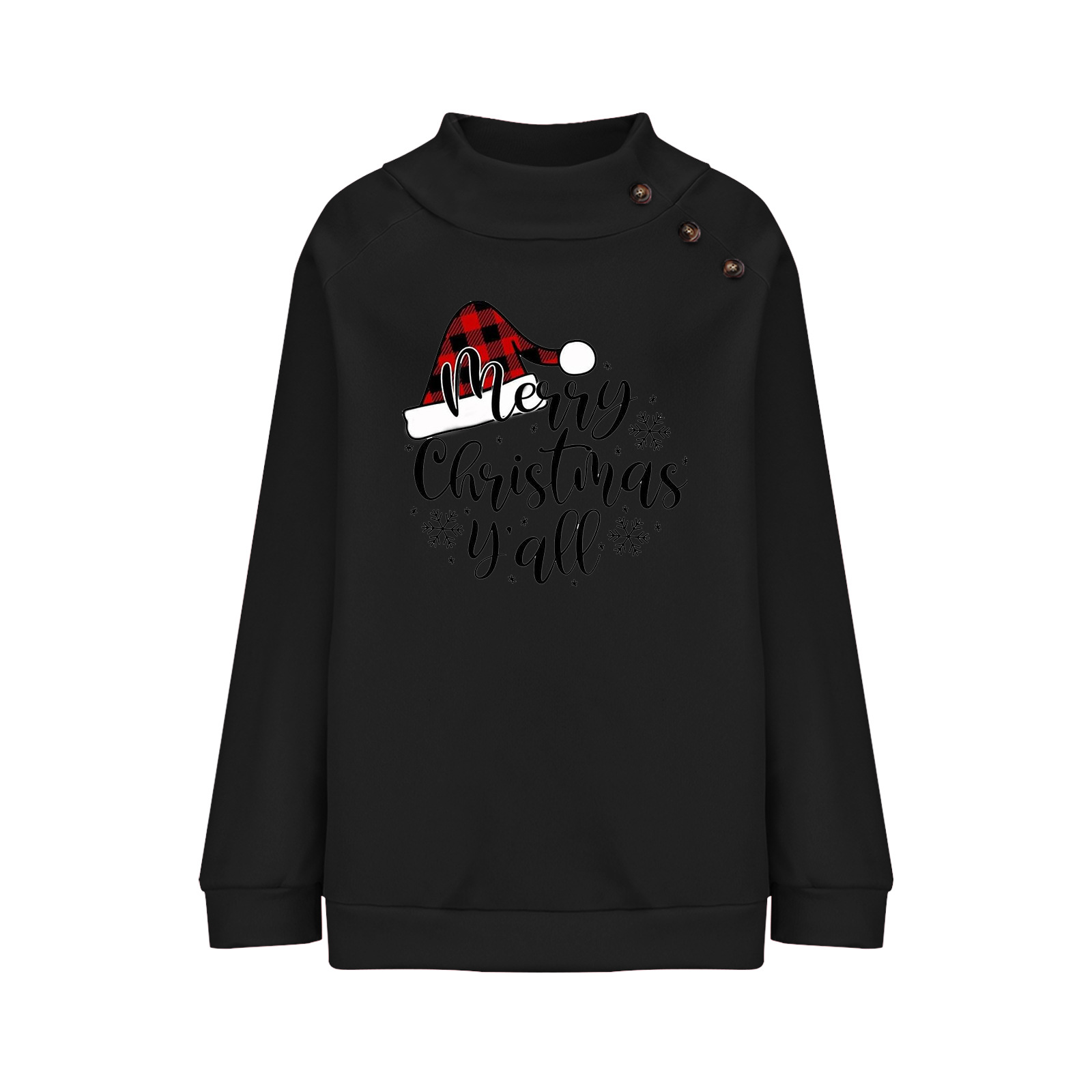 Cartoon Turtleneck Sweatshirt Image 2