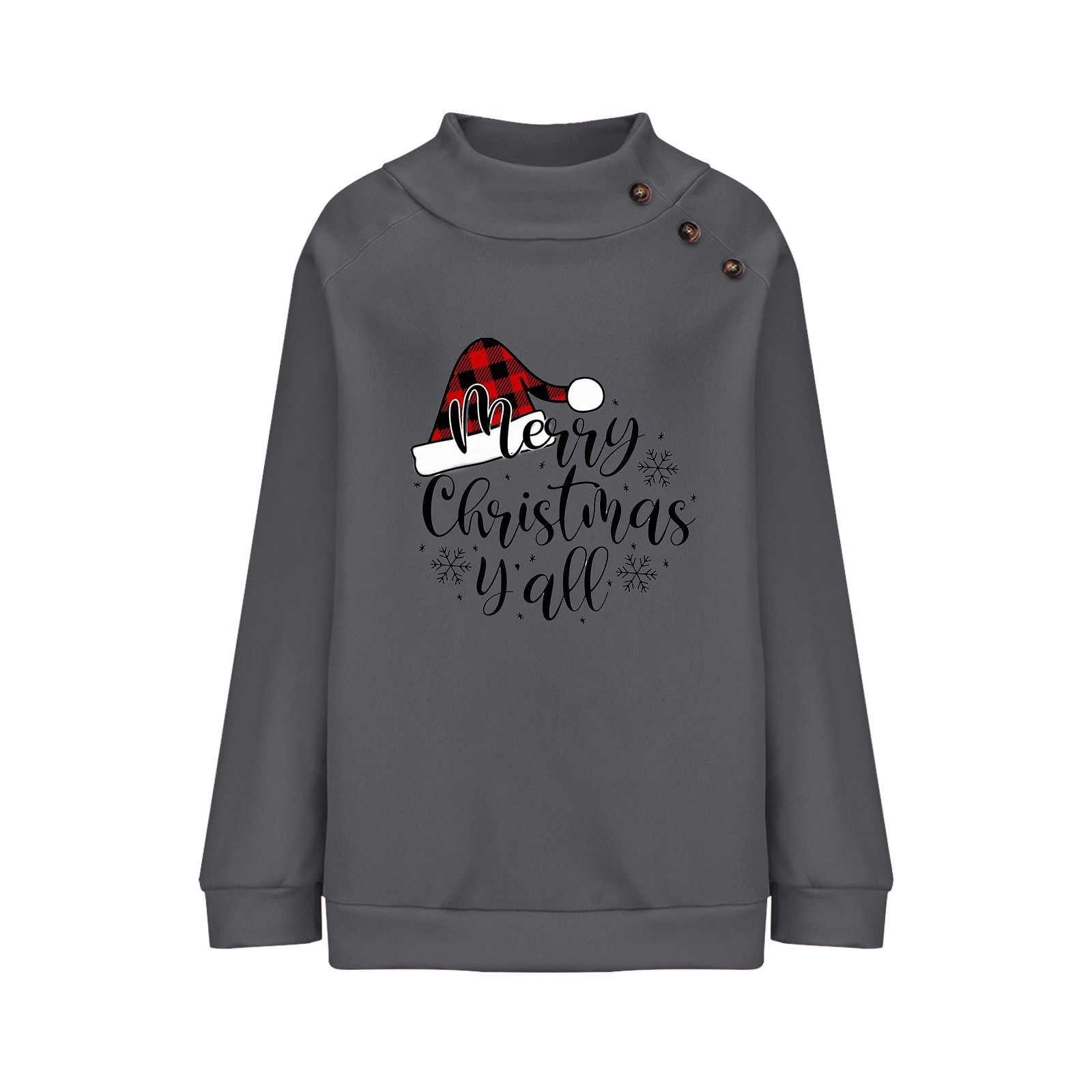 Cartoon Turtleneck Sweatshirt Image 3