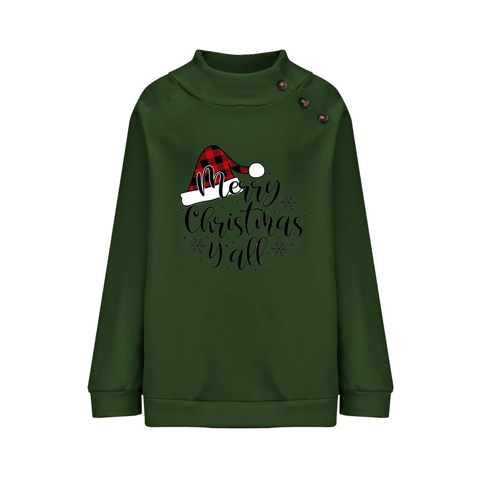 Cartoon Turtleneck Sweatshirt Image 5