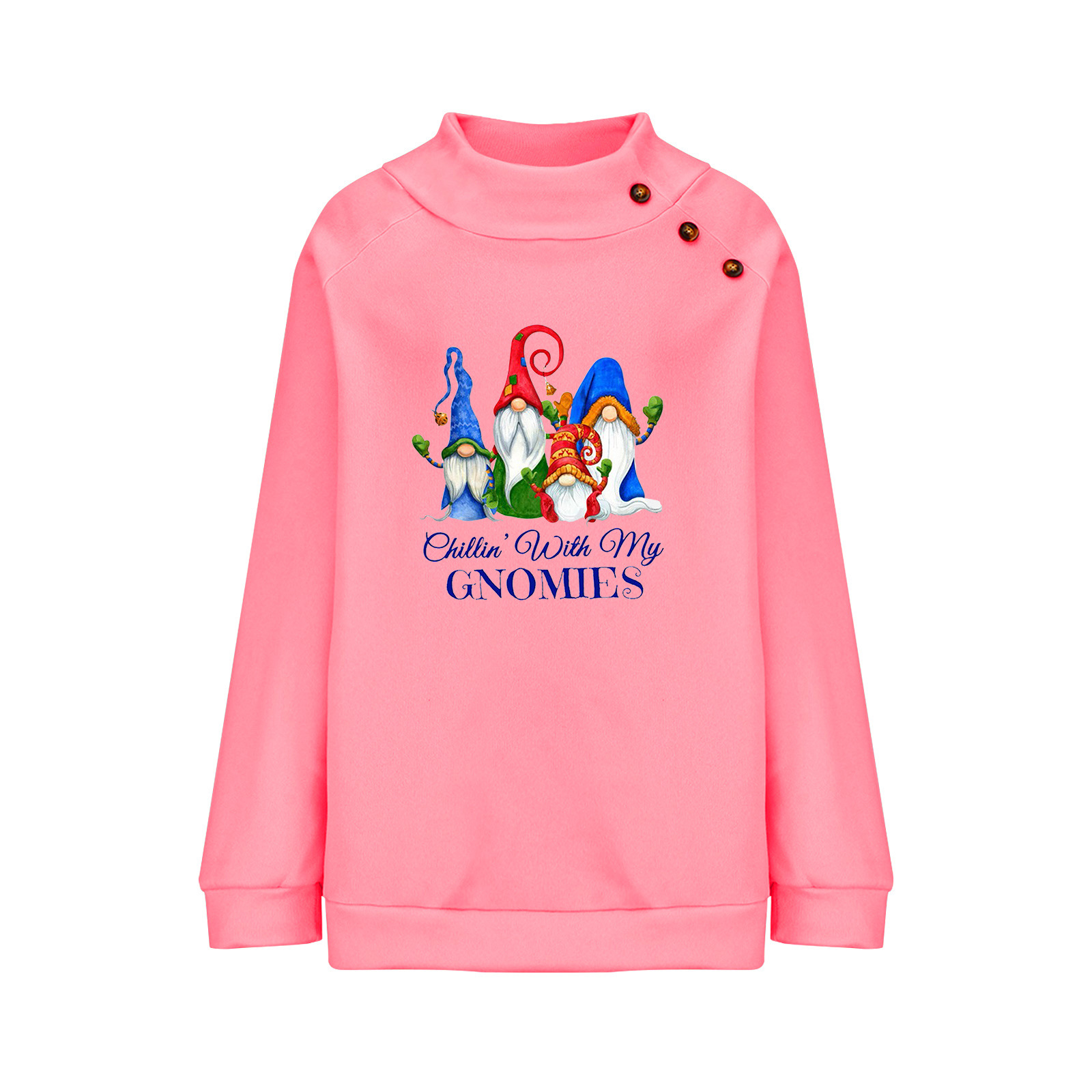 Cartoon Round Neck Christmas Sweatshirt 6