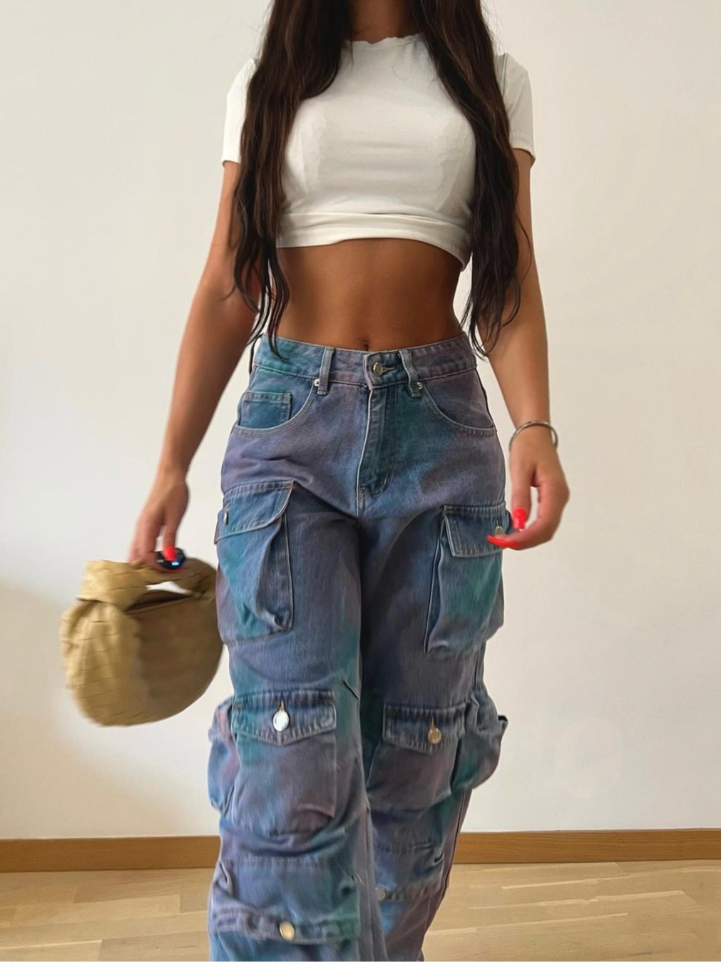 Women's Low Waist Denim Overalls Image 4