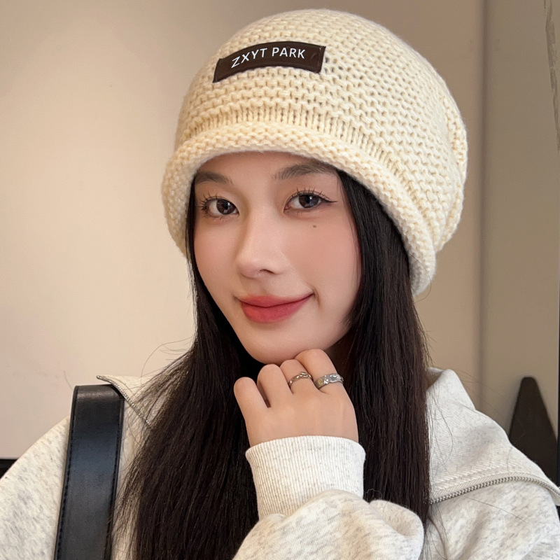Wool Knitted Sleeve Cap - Image 2
