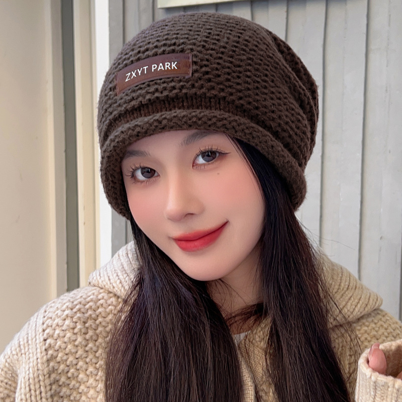 Wool Knitted Sleeve Cap - Image 5
