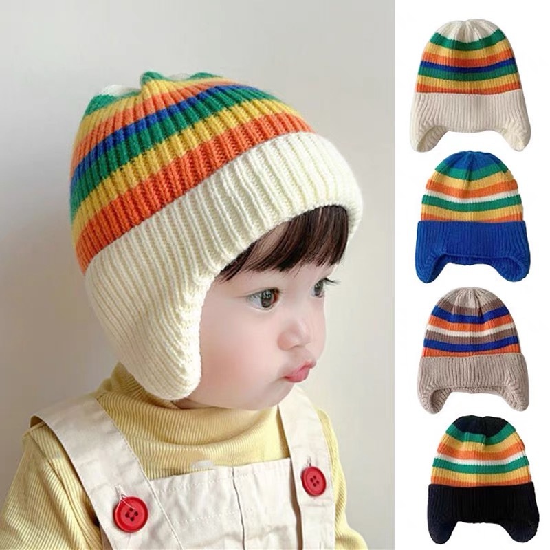 Rainbow Cap Beige With Velvet