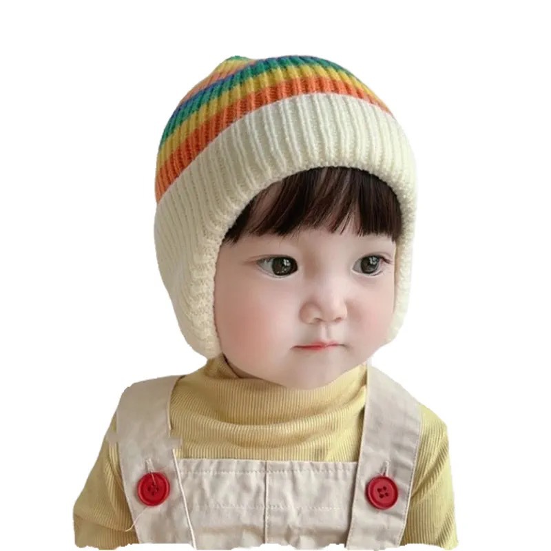 Rainbow Hat Brushed Blue