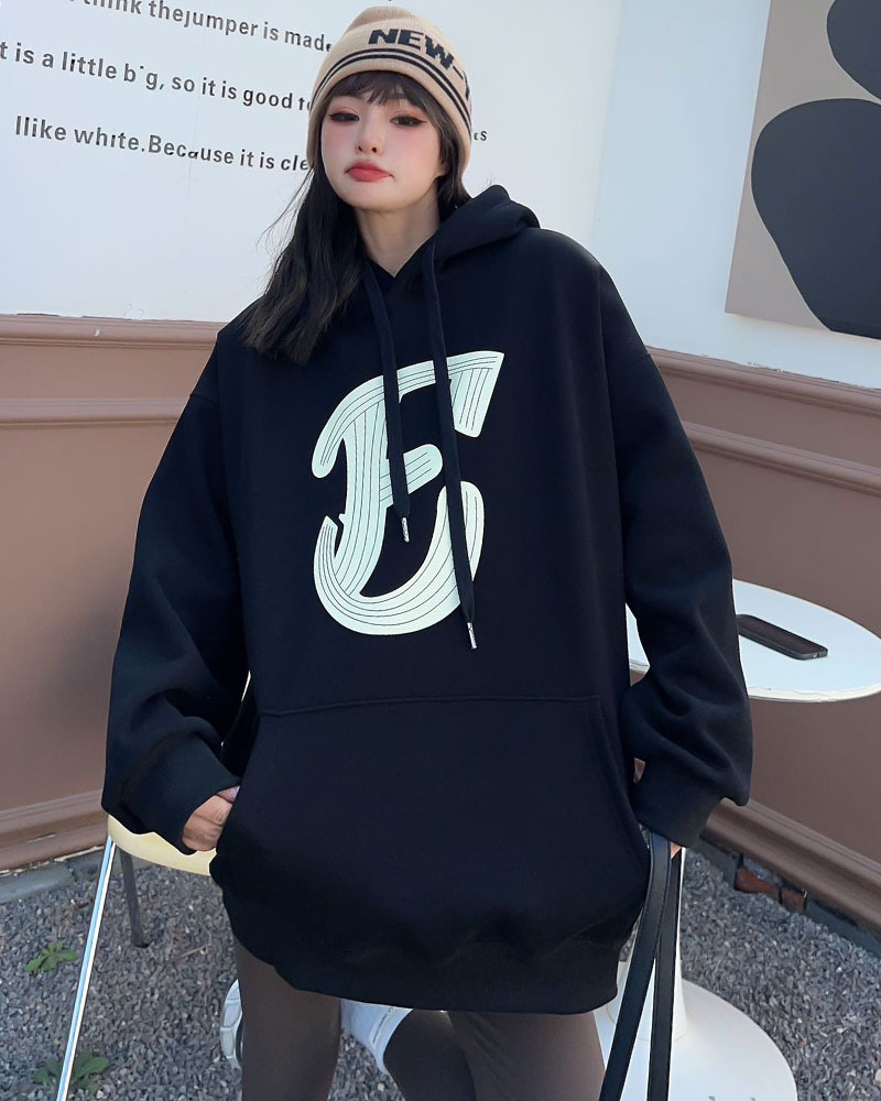 Padded Top Mid-length Velvet Sweatshirt 20