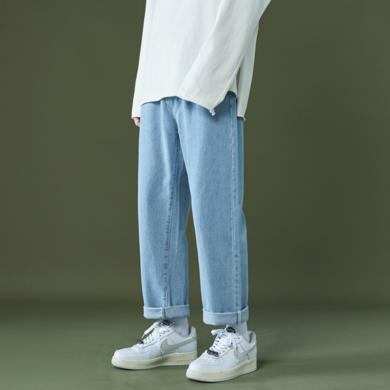 Straight Cropped Jeans - Style 7