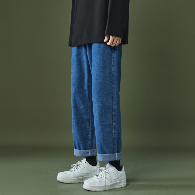 Straight Cropped Jeans - Style 9