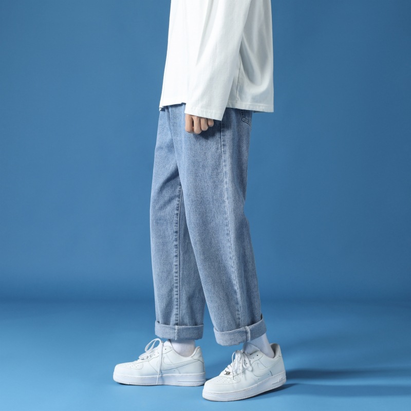 Men's Baggy Straight Trousers 5