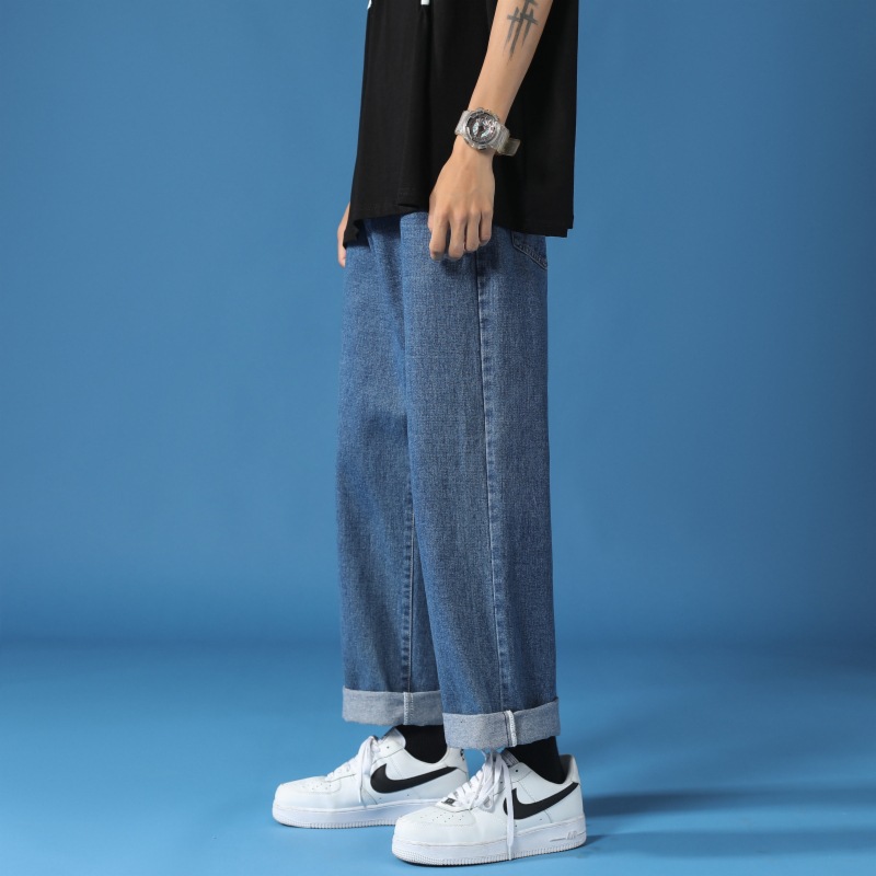 Men's Baggy Straight Trousers 6