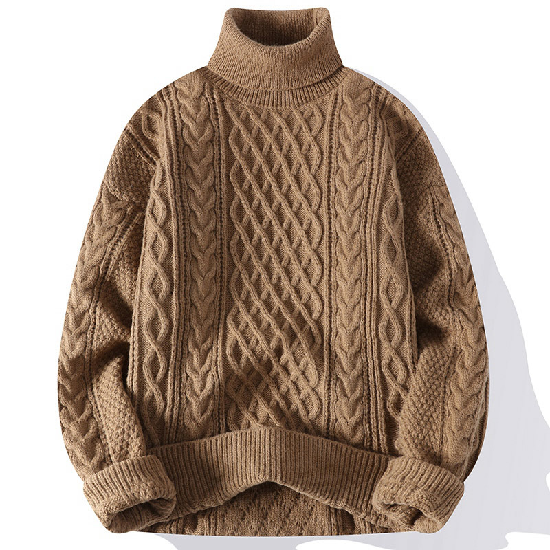 Vintage Jacquard Thick Sweater Image 4