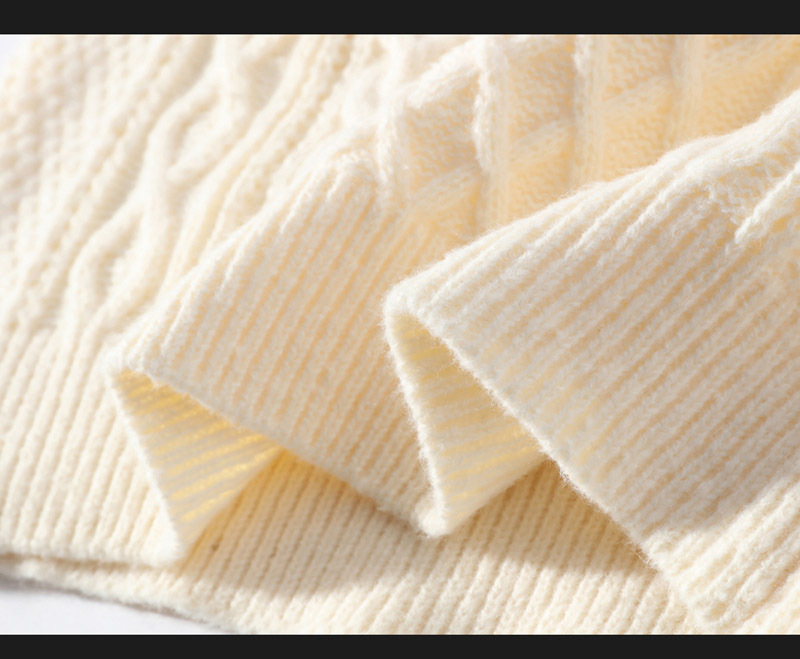Vintage Jacquard Thick Sweater Image 5