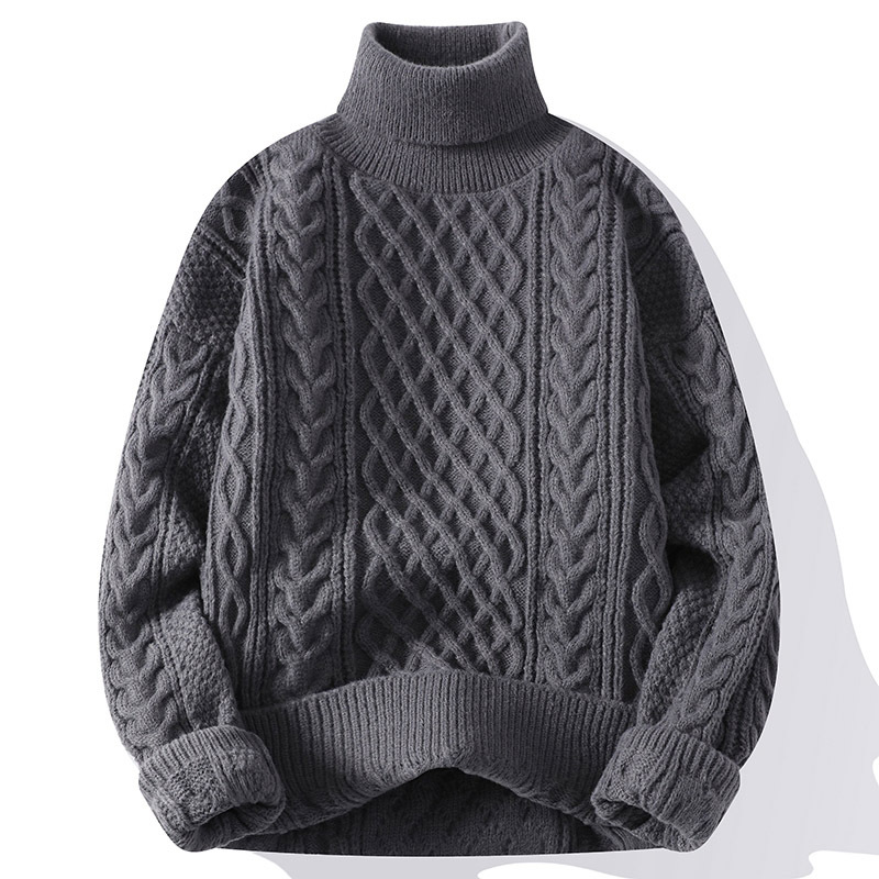 Vintage Jacquard Thick Sweater Image 9