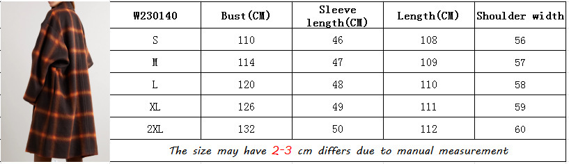 Autumn and Winter Loose Long Trench Coat Image 1