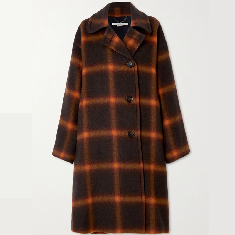 Autumn and Winter Loose Long Trench Coat Image 2