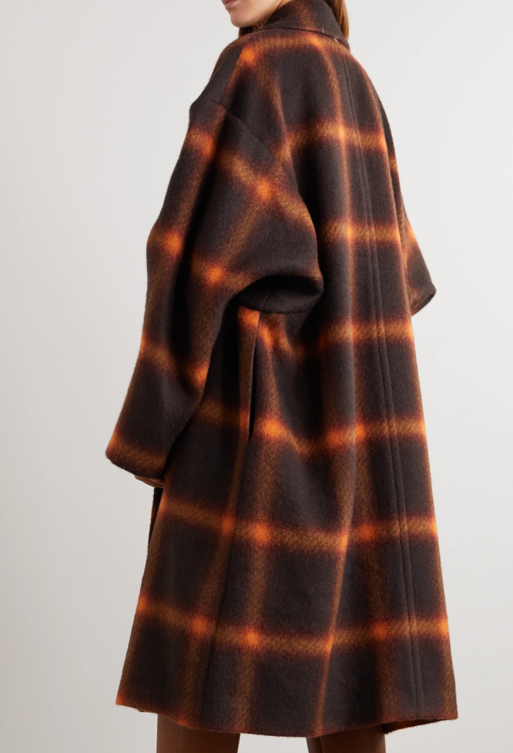 Autumn and Winter Loose Long Trench Coat Image 3