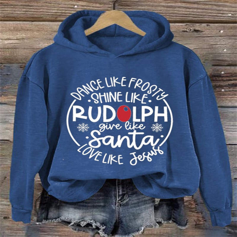 3D Letters Printed Hoodie 3