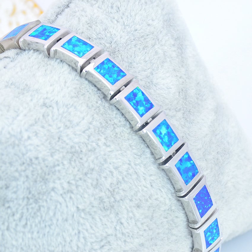 Hawaiian Square Opal Fashion Bracelet Image 1