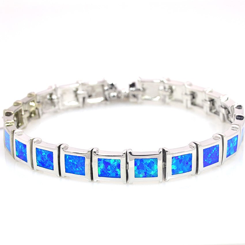 Hawaiian Square Opal Fashion Bracelet Image 3