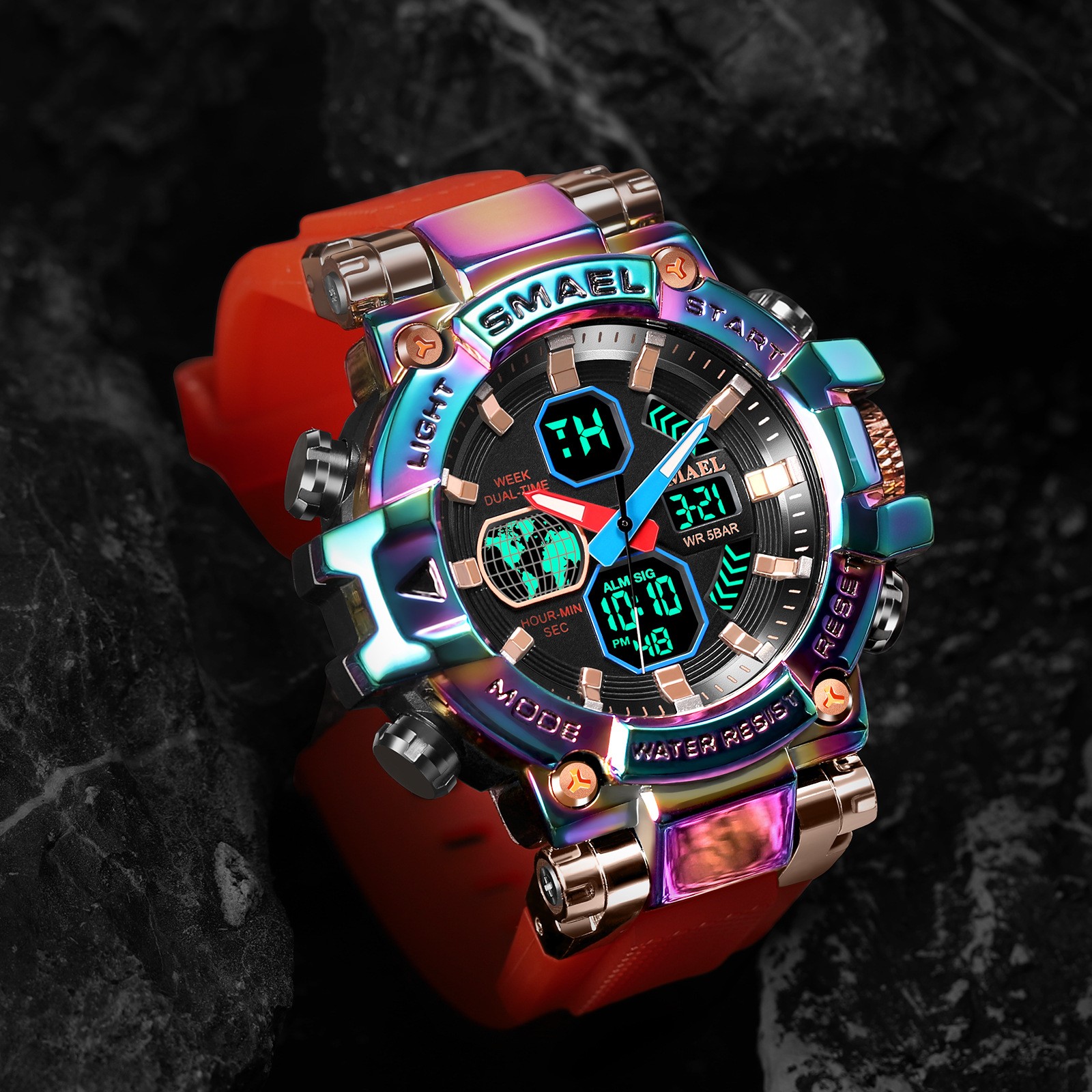Colorful Alloy Watch 1