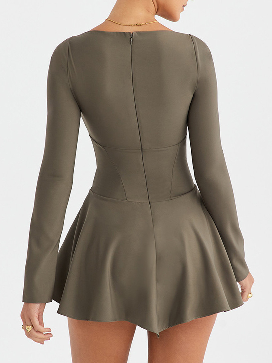 Fashionable Long-sleeved Dress