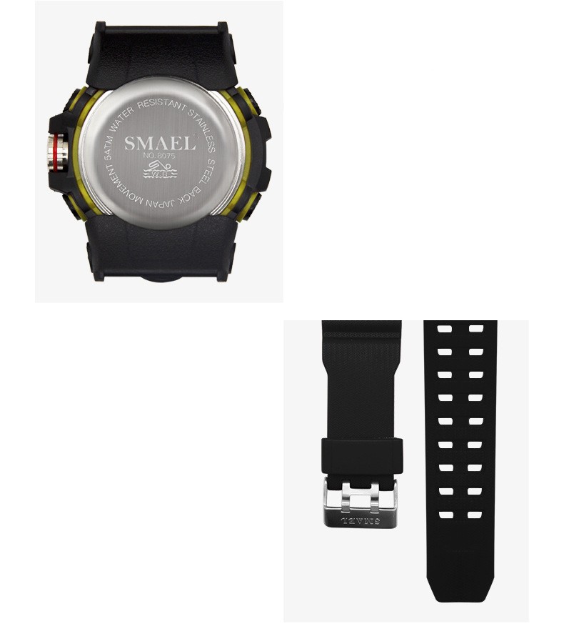 Waterproof Multifunctional Quartz Electronic Watch Image 1