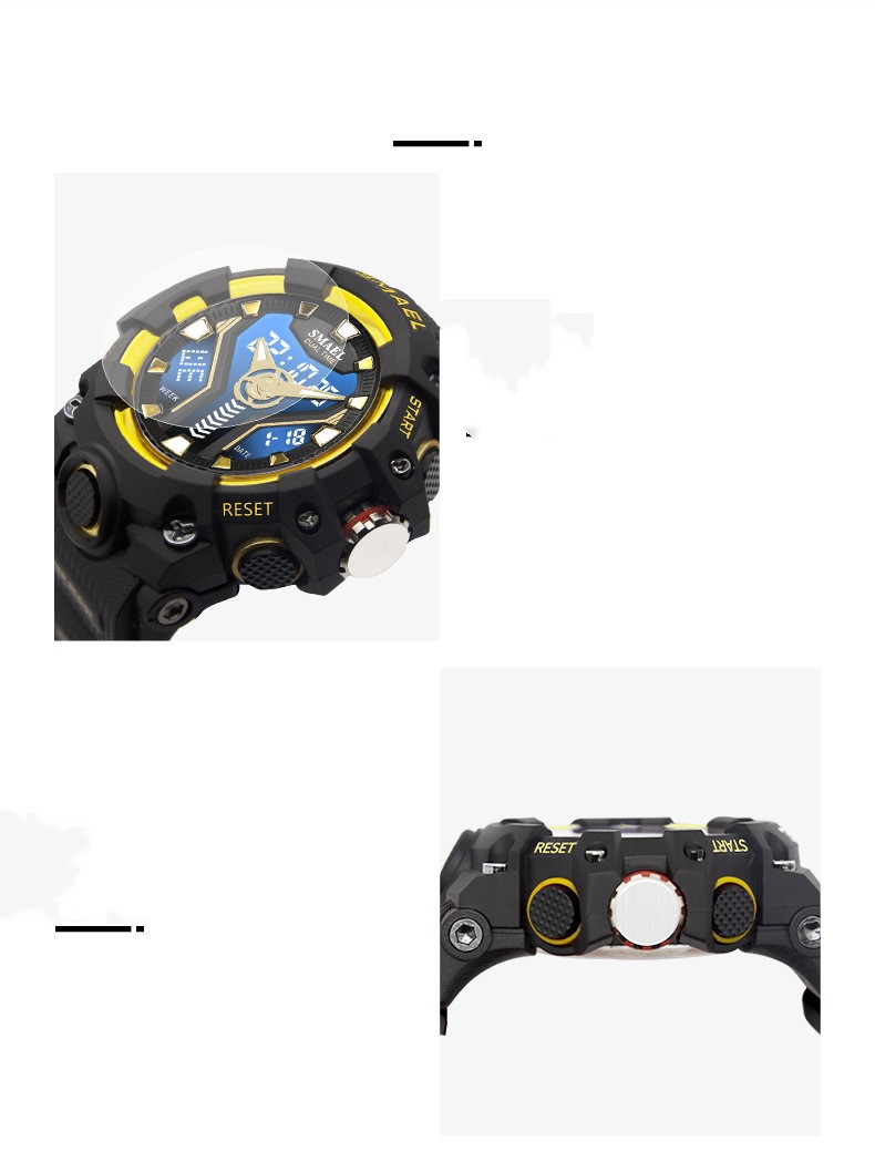 Waterproof Multifunctional Quartz Electronic Watch Image 3