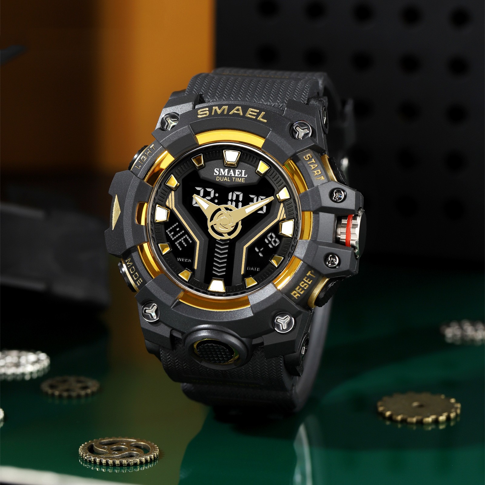 Waterproof Multifunctional Quartz Electronic Watch Image 4