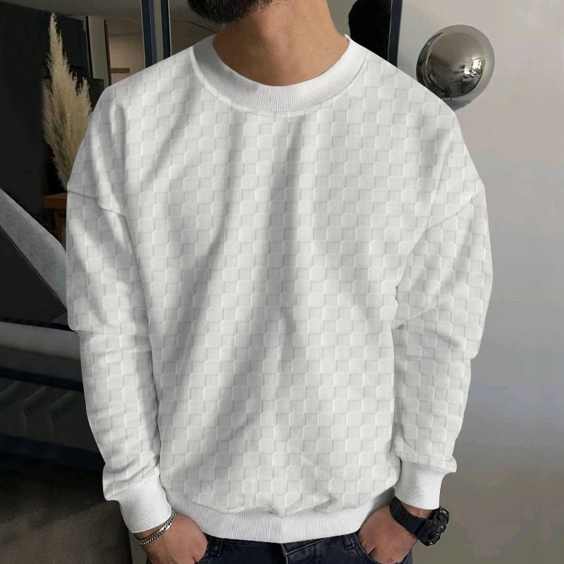 Crew Neck Casual Base Long Sleeve Shirt Image 10