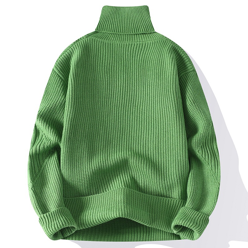 Men's Thickened Thermal Knitting Sweater - Front View