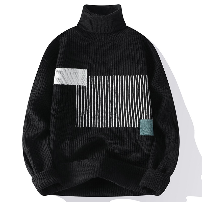 Men's Thickened Thermal Knitting Sweater - Close Up