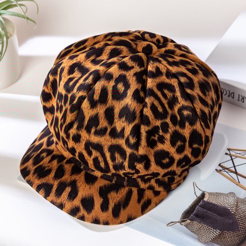 Leopard Print Hat 1