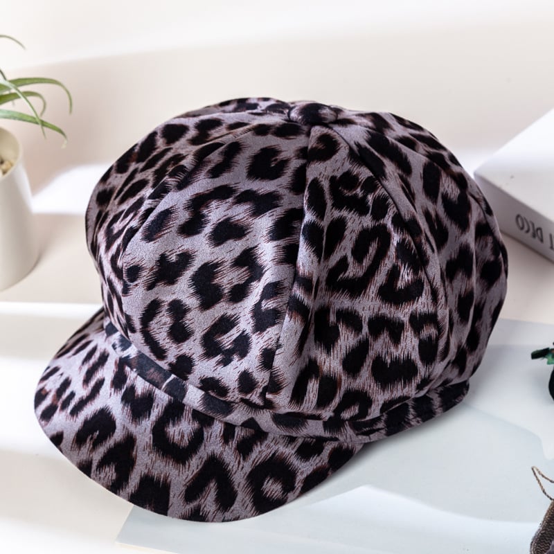 Leopard Print Hat 6