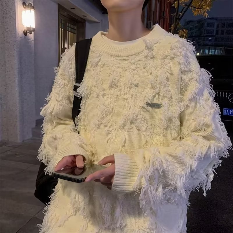 American Retro Tassel Sweater Detail 3