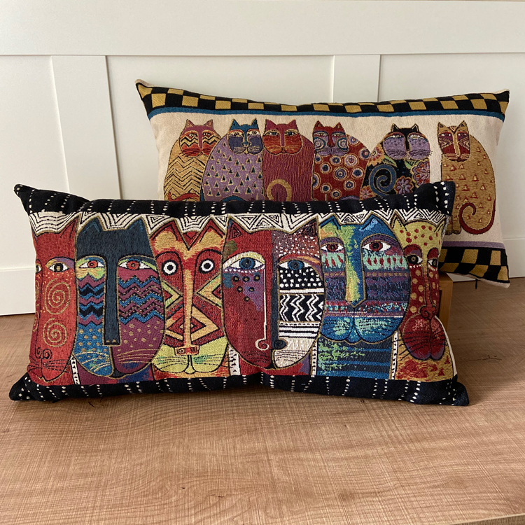 Diseño de gato de cara grande