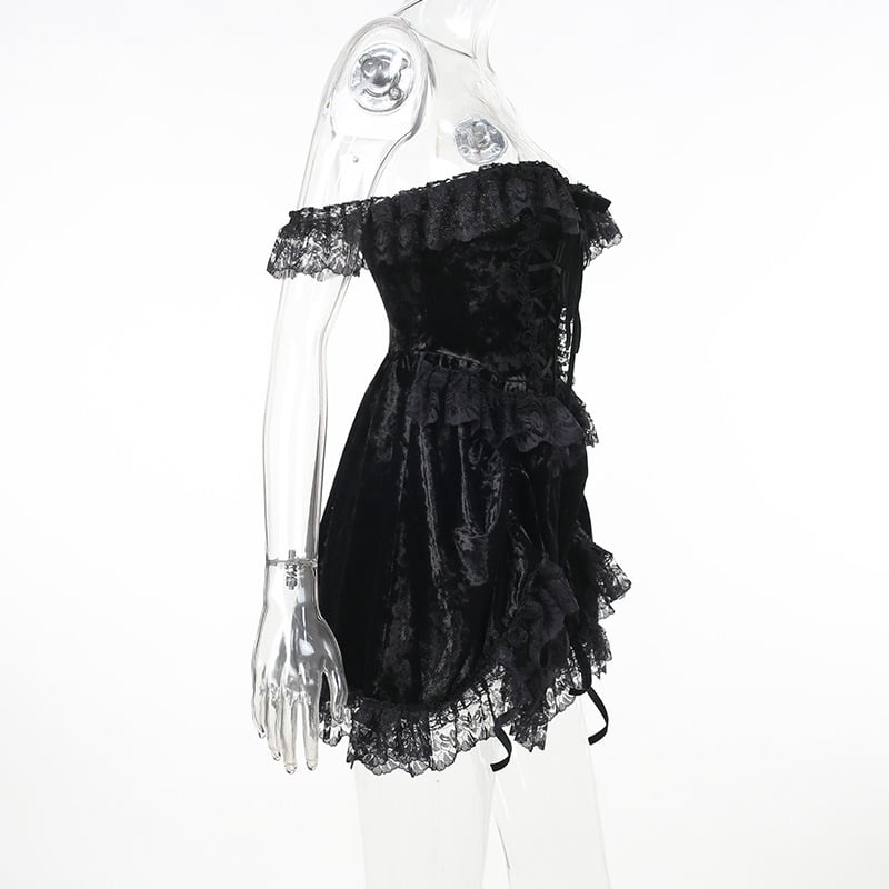 Dark Gothic Dress Front View