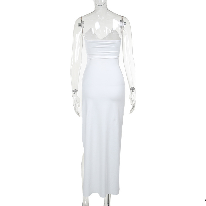 Pointed Tube Top Split Dress - Style 18