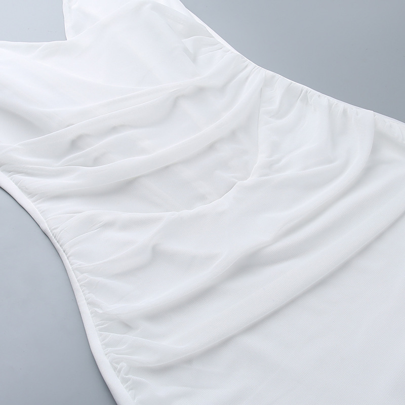 Pointed Tube Top Split Dress - Style 22