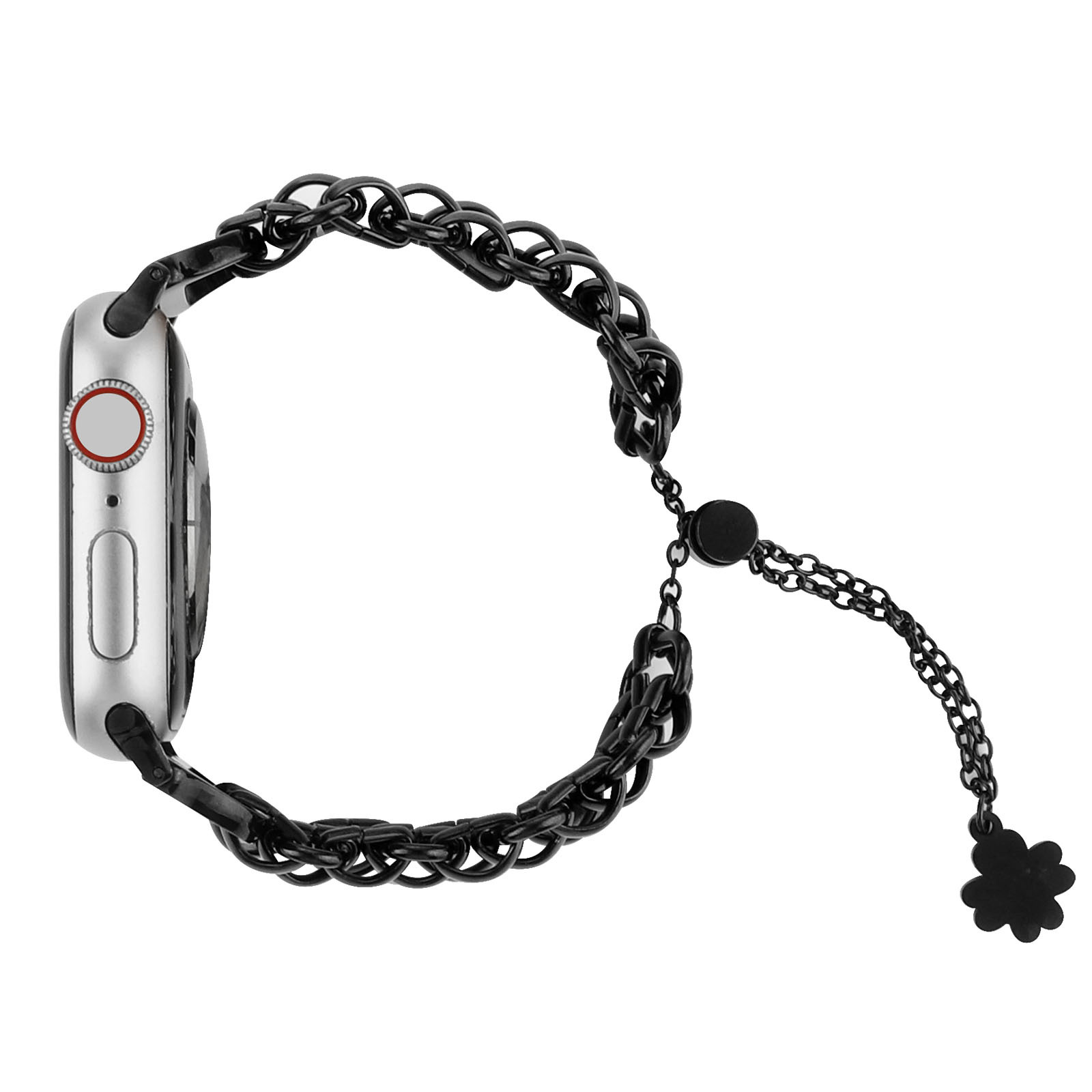 Stainless Steel Double Row Chain Watch Band - Image 8