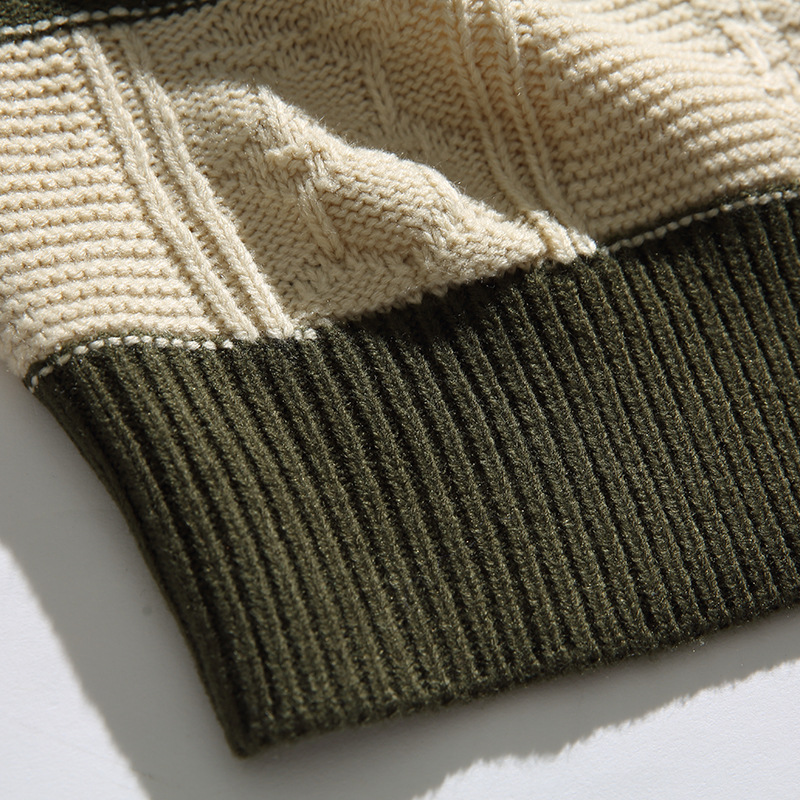 Mixed Color Stripe Pullover Sweater Image 13