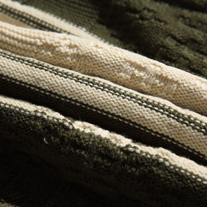 Mixed Color Stripe Pullover Sweater Image 14