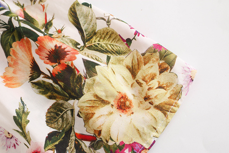 Flower Print Dress 6