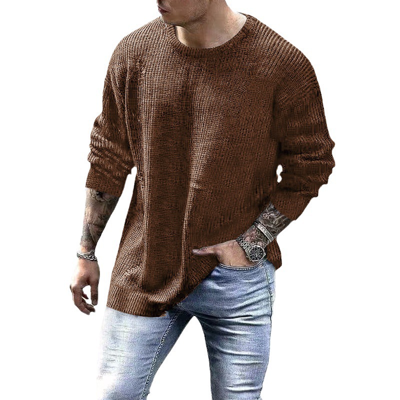 Men's Fashionable Knitted Pullover 3