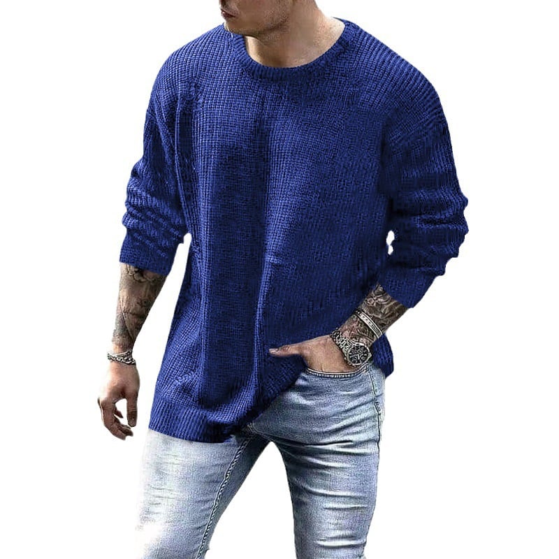 Men's Fashionable Knitted Pullover 4