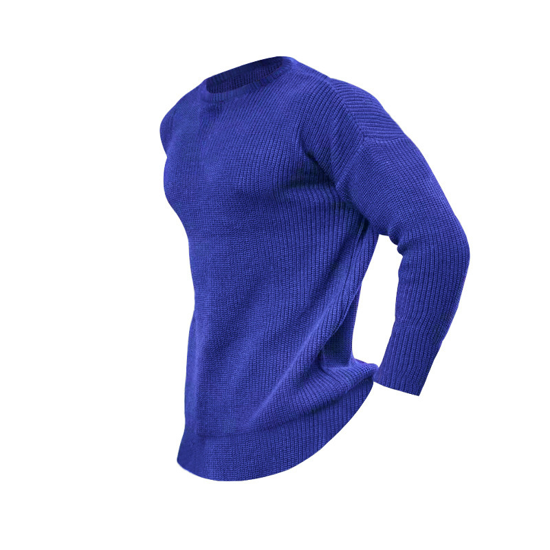 Men's Fashionable Knitted Pullover 8