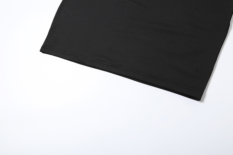 Women's Hollowed Fashion Rhinestone Navel Dress Image 6