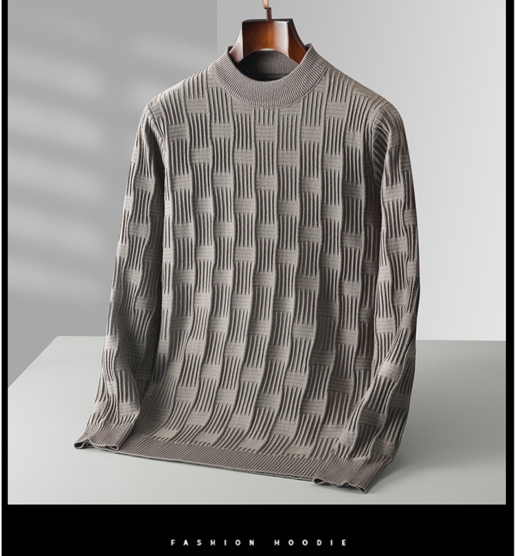 Men's Plus Size Sweater Texture