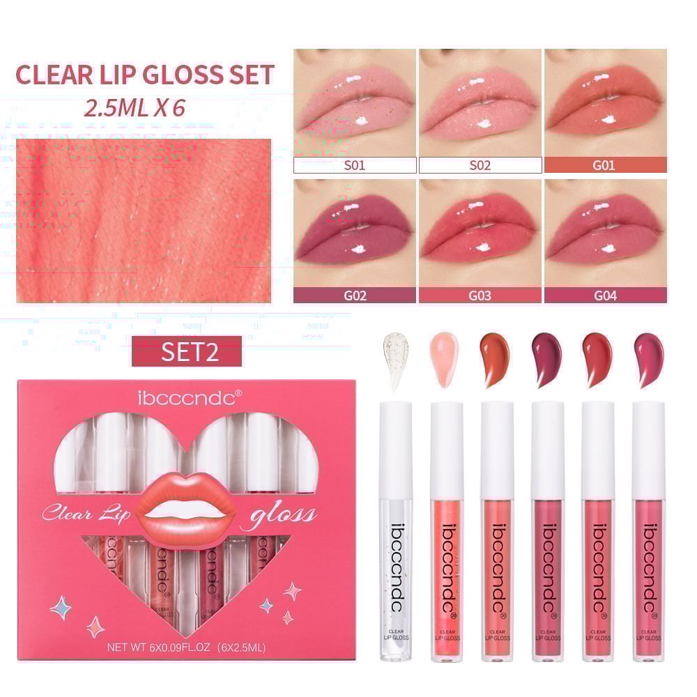 Transparent Lip Gloss Suit