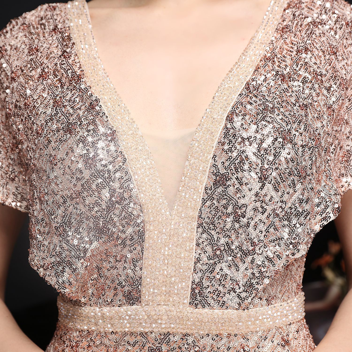 Women's Sequin Fishtail Banquet Dress Image 20