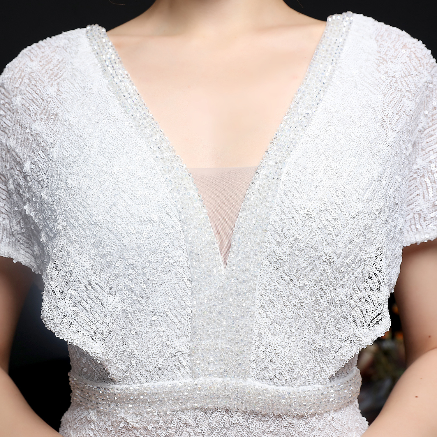 Women's Sequin Fishtail Banquet Dress Image 29